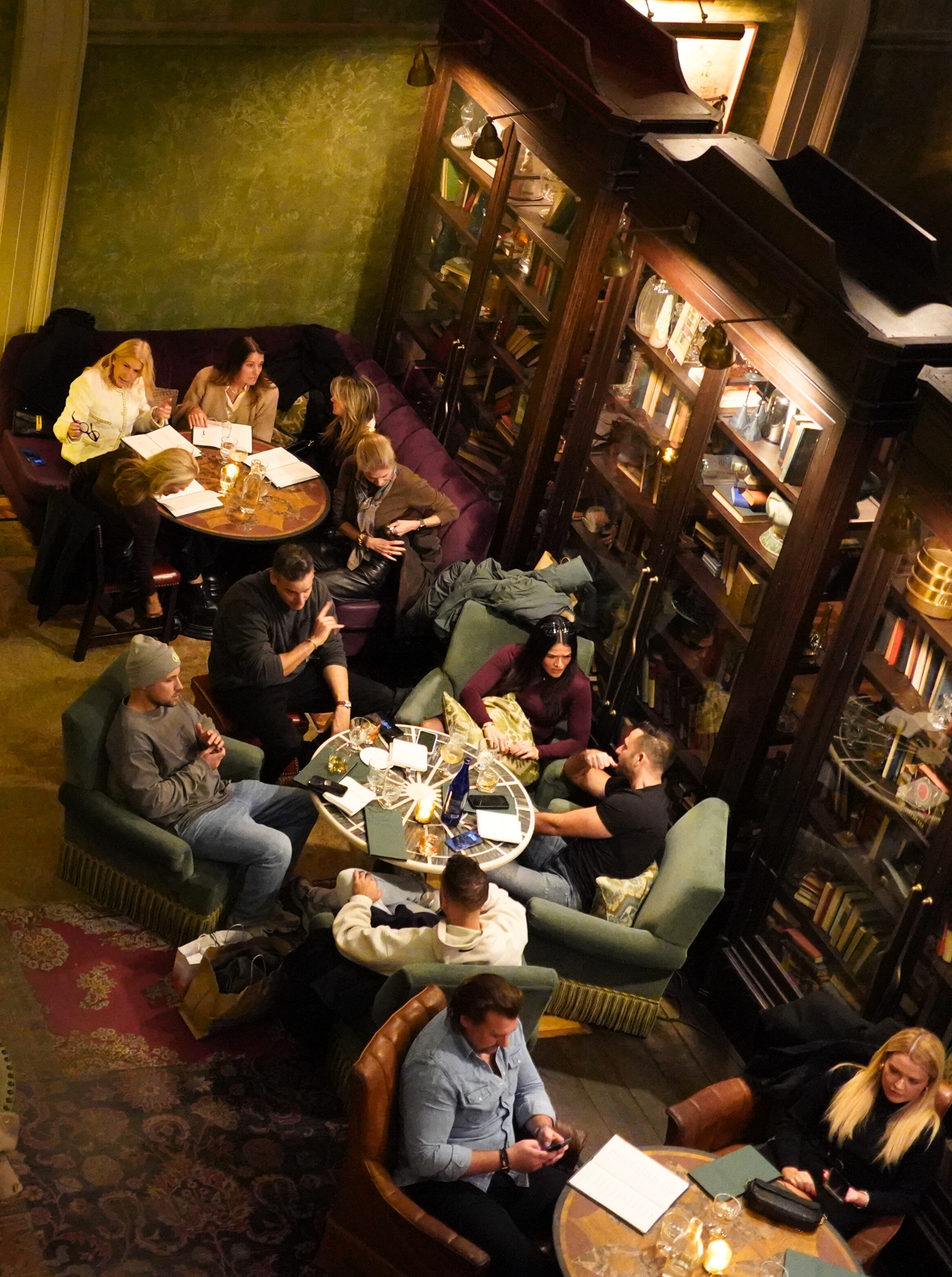 Temple Court lounge aerial view